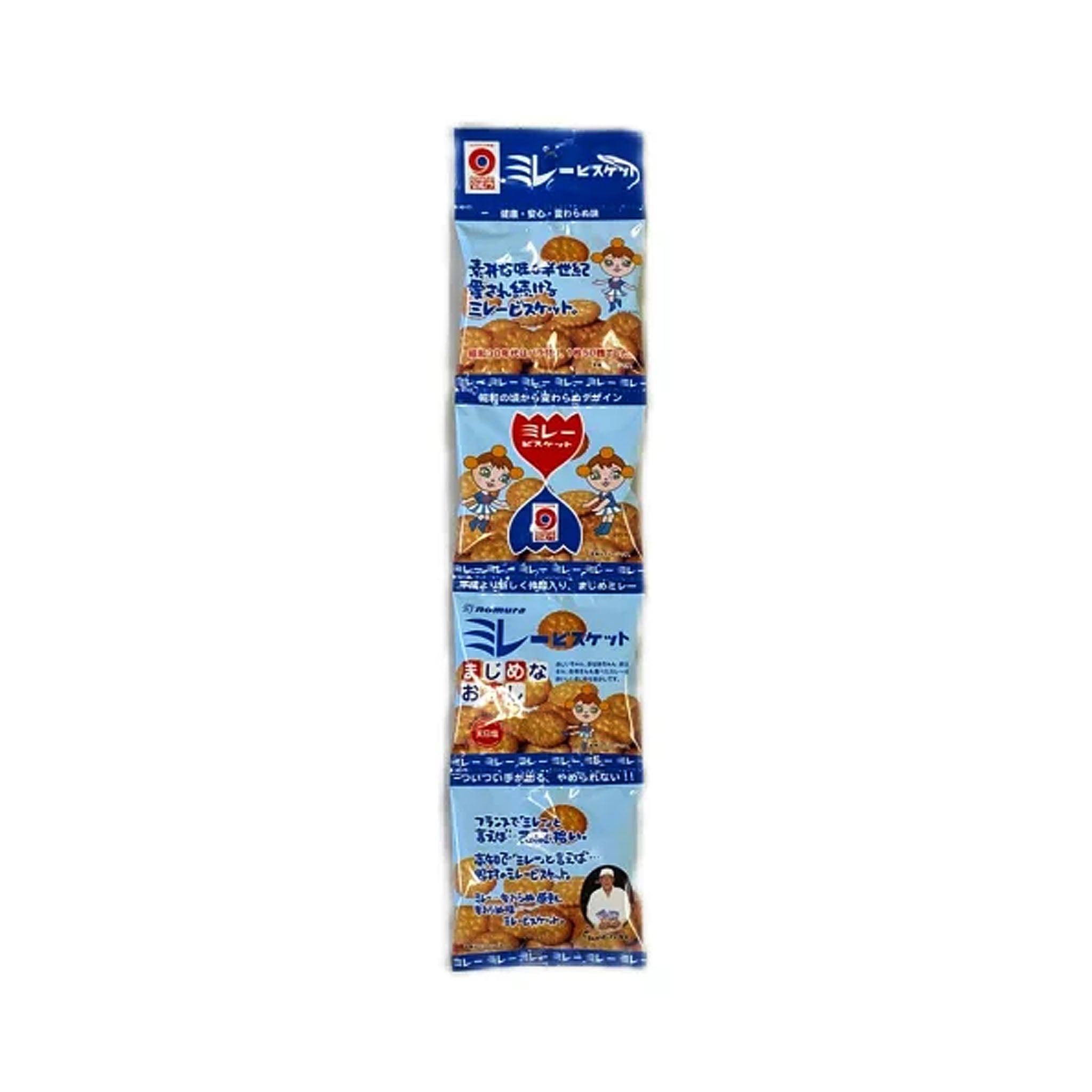 Nomura Irimame Kakoten 4-Packs Millet Biscuits